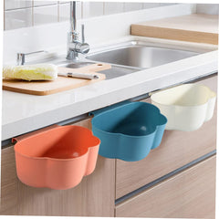 3pcs Pink Kitchen Hanging Trash Can Small Garbage Bin Under Sink Garbage Cans for Kitchen
