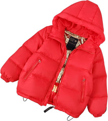 Girls Waterproof Winter Parka Coat Hooded Puffer Jackets Snow Outerwear