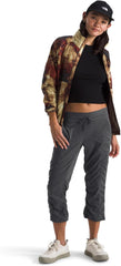 THE NORTH FACE Women's Aphrodite 2.0 Capri | Moisture Wicking, Water Repellent, Upf 40+, Rib Knit Waistband, Drawcord Leg