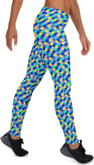 Powerful Animal Design Mermaid Leggings