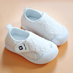 IWIHMIV Toddler Slip On Shoes Boy Sneakers Kids Running Shoes Winter Girls Lightweight Outdoor Sports Athletic Tennis Shoes