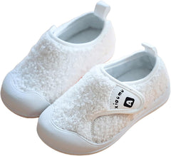 IWIHMIV Toddler Slip On Shoes Boy Sneakers Kids Running Shoes Winter Girls Lightweight Outdoor Sports Athletic Tennis Shoes