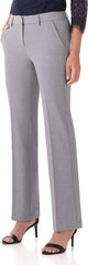 Rekucci Women's Smart Stretch Desk to Dinner Straight Leg Pant w/Zipper Closure