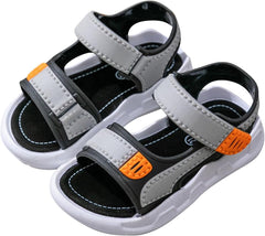 Size 2 Big Kid Shoes Beach Shoes Hook Loop Breathable Non Slip Sandals