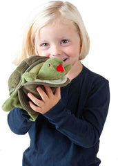 Folkmanis Baby Turtle Hand Puppet Green, 1 EA