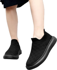 Boys Mesh Lightweight Breathable Fashion Casual Shoes Slip On Outdoor Sports Shoes Boys Loafers (Green, 1.5 Big Kids)