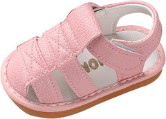 Toddler Baby Shoes Girl Boy Baby 2024 Sandals Learning to Walk Shoes Soft Soles Non Slip Toe Caps Non-SIip Tennis