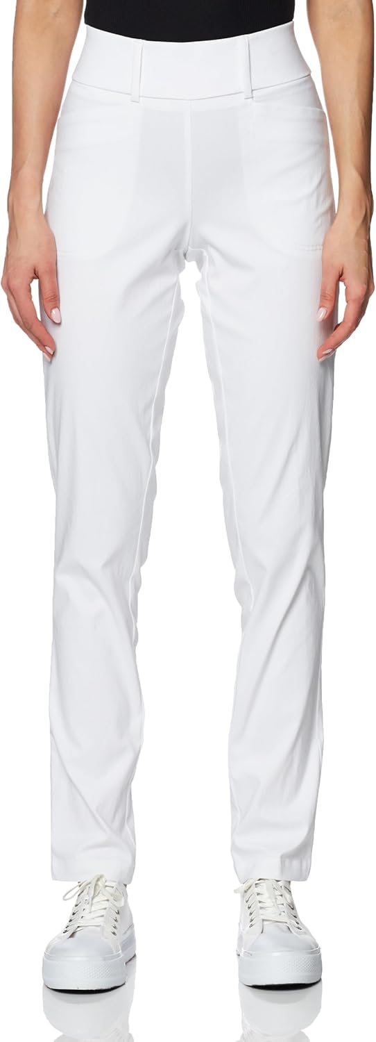 Callaway Women's Golf Pants with Truesculpt, Pull-on Waistband, Stretch Moisture-wicking, Eco-Friendly Performance Bottoms