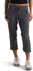 THE NORTH FACE Women's Aphrodite 2.0 Capri | Moisture Wicking, Water Repellent, Upf 40+, Rib Knit Waistband, Drawcord Leg