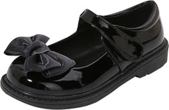 IWIHMIV School Shoes for Toddler Girls Mary Jane Shoes Girls Dress Shoes Mary Jane Shoes for Girls Flower Flat Shoes