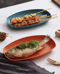 Plastic Plate - Wheat Straw Dinner Plate BPA Free, Dishwasher Safe – Single Plate (Light Green)