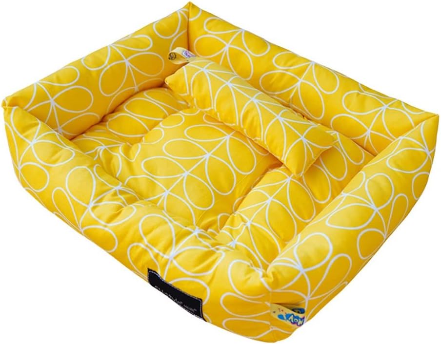 Pet Bed, Pet Nest Pads，Cozy Pet Bed，Pet Self Warming Beds，Dog Bed and cat Bed, Small Dog Teddy cat Bed mat, Super Soft Plush, Cartoon Portable Design. (Color : Light Gray, Size : Small)