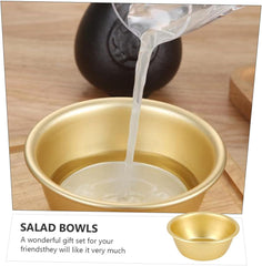 DECHOUS Korean Makgeolli Bowl Decorative Wine Soup Bowl Aluminum Tableware for Rice Wine