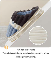 JITEM Pantuflas Slippers for Women/Men Slip on Cozy Fuzzy House Slippers Memory Foam Slippers Outdoor Indoor Winter Warm Plush Bedroom Shoes Zapatillas Creative Gift