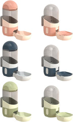 Cat Water Feeder Cat Water Dispenser Cat Feeding Watering Cage Mount Cat Feeder Cat Automatic Food Feeder