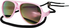 G029 Dog Cat Pet Aviator Sunglasses Glasses for Small Breeds up to 15lbs (Pink-Pink Mirror)