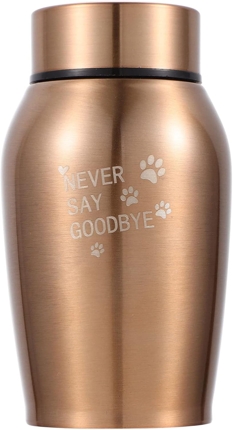 Pet Memorial Urn for Dog Ashes Keepsake Cinerary Box Smooth Finish for Comfort Elegant Design for Remembering Beloved Pets