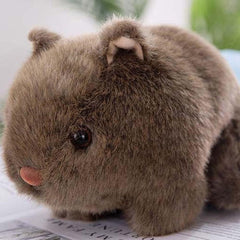 Cute Hamster Plush Doll, Fuzzy Animal Stuffed Toys, Little Hamster Plush Pillow, Hamster Plush Toys, Plush Animal Toy Home Decoration(18cm,Brown)