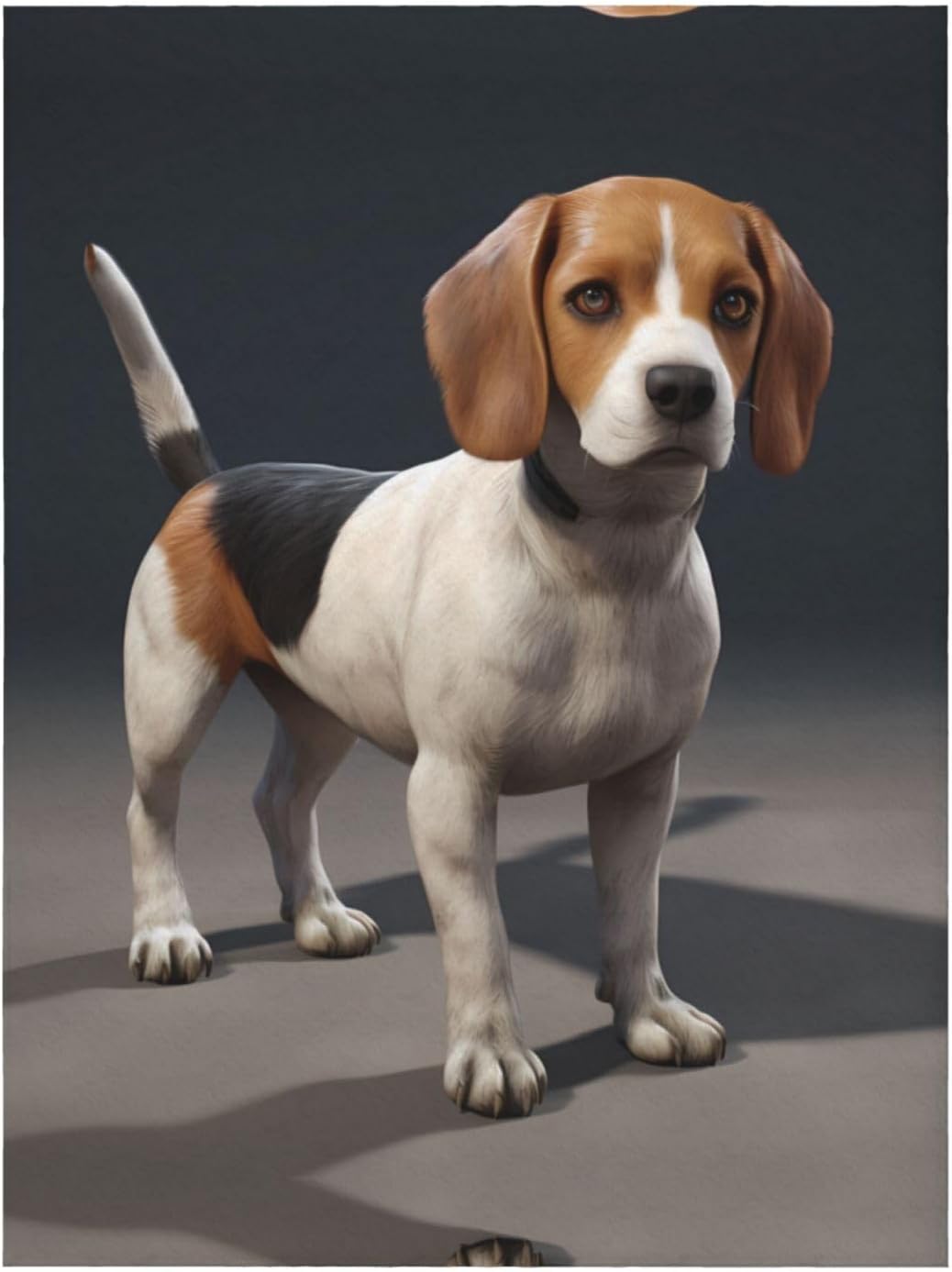 ovely Pet Dog Beagle Prints Super Soft Blanket 40"x30" Throw Lightweight Warm Durable Suitable for Bed Sofa