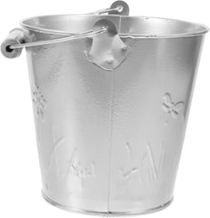 Handheld Metal Flower Pot for Indoor and Outdoor Plants Galvanized Iron Planter Drainage Small Succulent Pot for Balcony Garden Decor