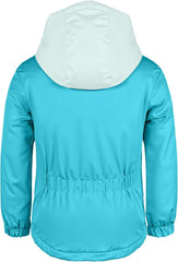 GEMYSE Girl's Winter Jackets Waterproof Windpoof Ski Jacket Warm Quilted Coats Outerwear with Hood