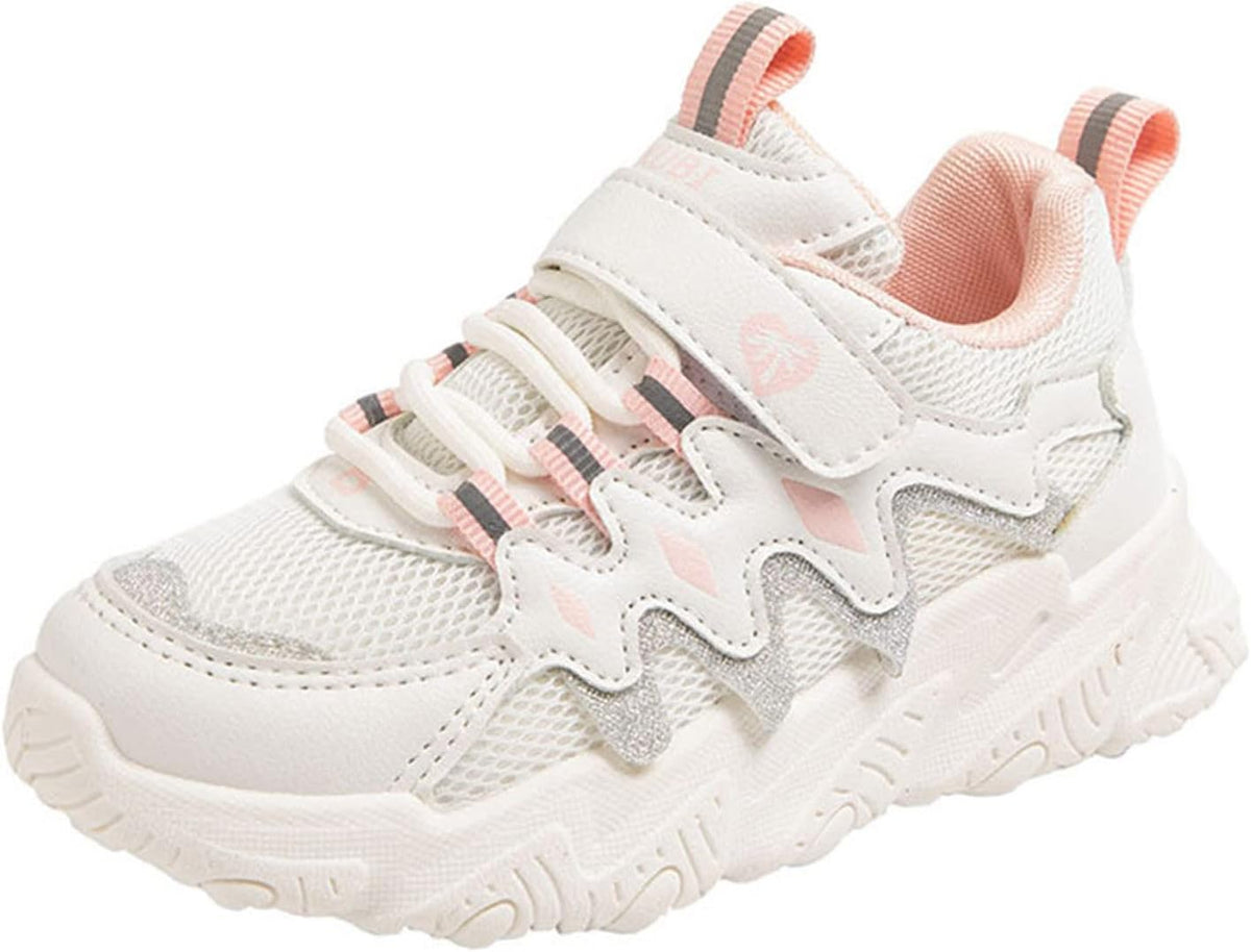 Toddler/Little Kid Running/Walking Shoes Boys Girls Thick Soft Sole Mesh Breathable Comfortable Sports Sneakers