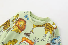 LitBud Toddler Pajamas Boys Pyjamas Sleepwears 2pcs Long Sleeves Pjs Sets for Kids Fall Winter Age 1-10 Years