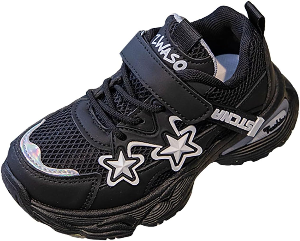 IWIHMIV Girl Sneakers Boys Slip On Shoes Outdoor Kids Shoes Toddler Boys Girls Athletic Running Sports Sneakers for Toddler