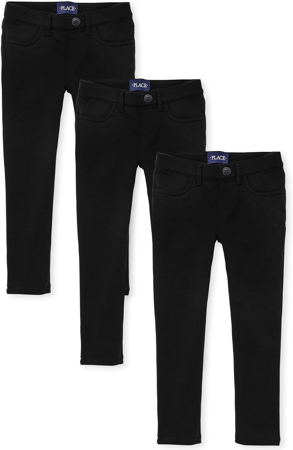 The Children's Place Girls' Ponte Knit Pull on Jeggings,multipacks