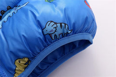 Toddler Kids Baby Boys Girls Winter Warm Jacket Outerwear Dinosaur Coats Hooded Padded Outwear Fall Coat