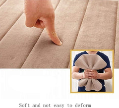 Generic Plush Bathroom Rugs Bath Mat, Soft Solid Color Non-Slip Bath Rugs, Extra Soft & Water-Absorbent, Machine Washable Quick Dry, 40x60cm (17 inches X 24 inches), White115