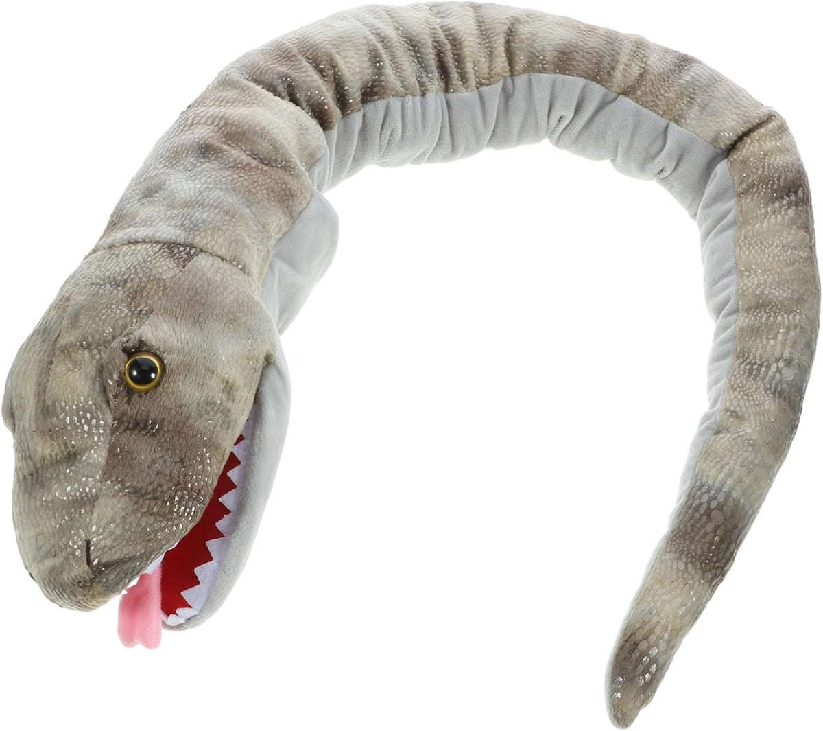 Interactive Plush Snake Hand Puppet Soft Stuffed Animal for Storytelling Role Play Educational Plaything with Wear-Resistant Material and Design