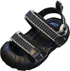 Toddler Baby Boy Convertible Sport Sandal Open Toe PVC Casual Strappy Beach Quick-Drying Daily Solid Shoes