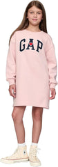 GAP Girls' Logo Fleece Dress