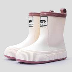 IWIHMIV Toddler Waterproof Shoes Rainboots for Toddlers Boys Kids Rain Boots Waterproof Rubber Boots Kid Rain Boots