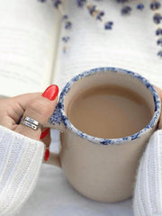 Adjustable Stainless Steel Encouragement Ring Inspirational Gift For Emotion Loss Grief