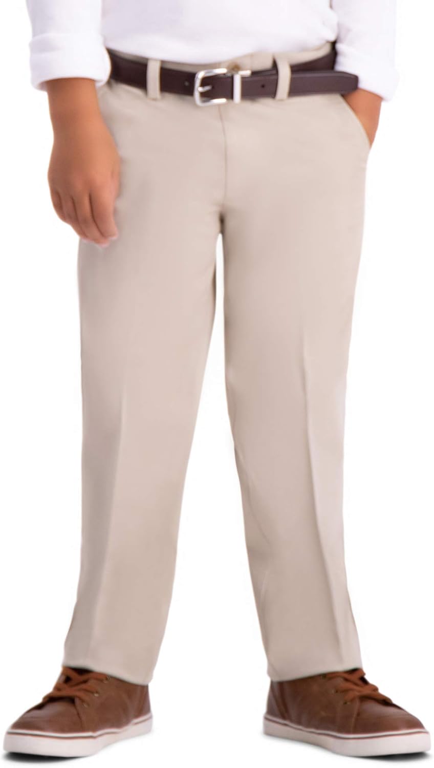 Haggar Little Boy's Regular 4-7 Premium No Iron Khaki Pant
