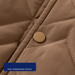 Toddler Boys Girls Winter Coat Thick Puffer Cotton Quilted Jacket Solid Color Baseball Outerwear Button Cloure