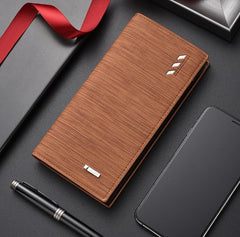 Slim Long Wallet - Stylish & Lightweight - Perfect for Travel, Daily Commute, and Home Use (blue)