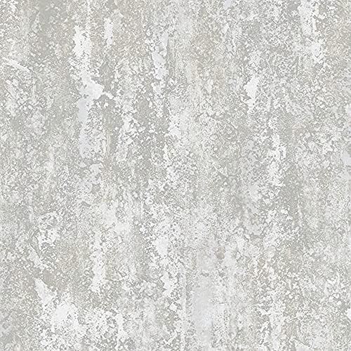 CONCORD WALLCOVERINGS ™ Silk Impressions 2, Contemporary Floral Beige Wallpaper Sample