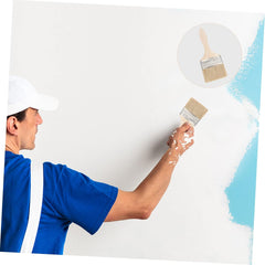 Bristle Paint Brush for Touch up Paint Chip Brush for Adhesives Smooth Wood Handle