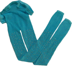 Canis Toddler Kids Little Girls Sprakle Crystal Rhinestone Mesh Glitter Fishnet Stockings