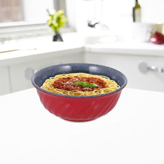 1pc Faux Ceramic Bowl for Instant Noodles Rice Salad and Versatile Dinnerware for Home and Events for Soups Pasta and Snacks