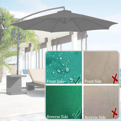 Replacement Parasol Canopy Sun Umbrella Replacement Cloth for 200cm-6 Arms 2.7m-6 Arms 2.7m-8 Arms 300cm-6 Arms 300cm-8 Arms(Red,6 Ribs-6.5ft)