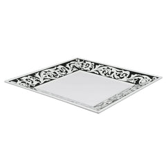 G.E.T. Enterprises ML-103-SO Soho Melamine Square Plate, Large, White