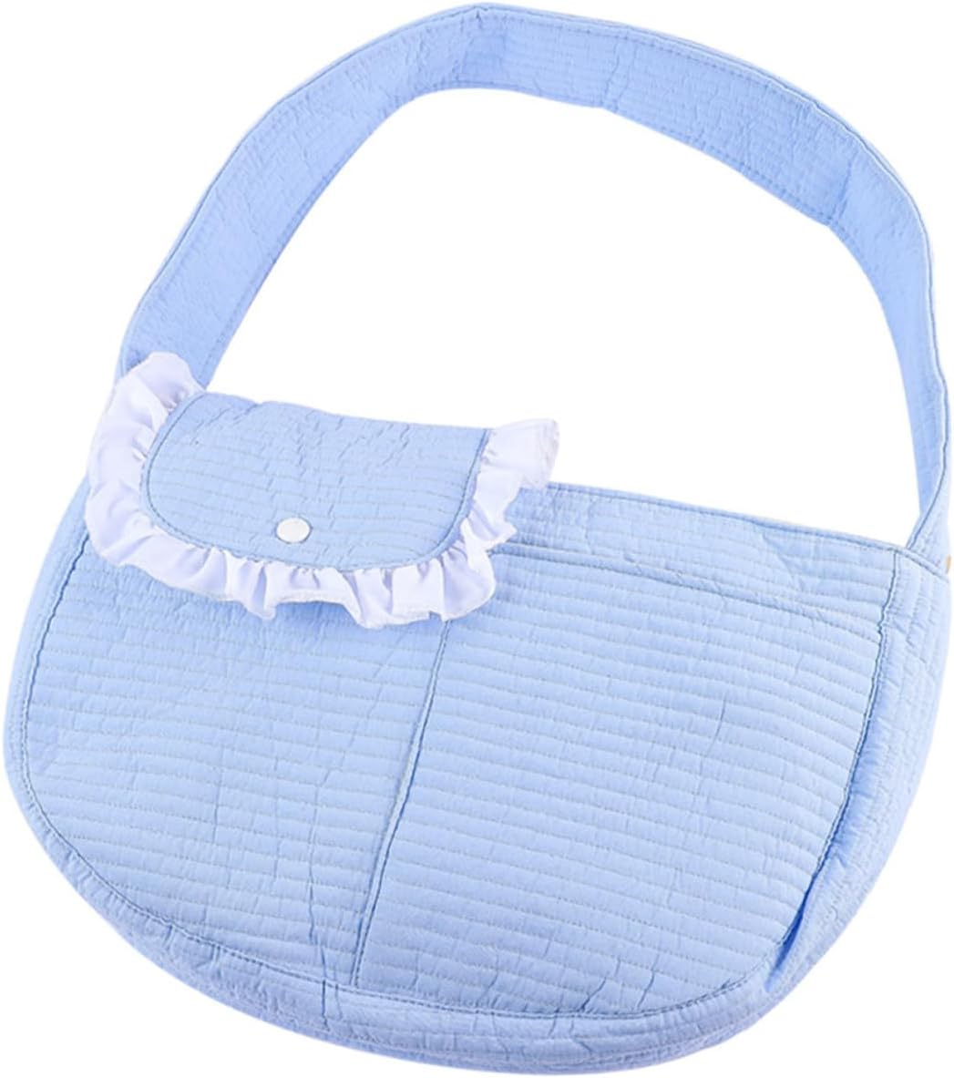 Pet Sling Carrier for Cats and Dogs Lightweight and Portable Travel Backpack Breathable Polyester Material for Hiking Camping and Daily Walks Sky Blue s