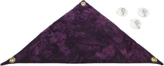 Hammock for Bearded Dragons, Dark Purple Batik Fabric with Suction Cup Hooks