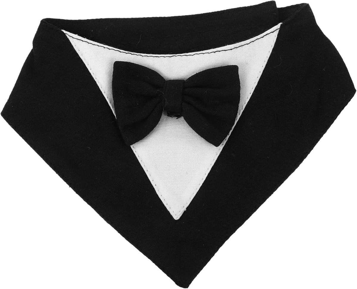 BESPORTBLE Dog Scarf for Large Dogs Polyester Washable Bandanas Fashionable Bow Tie Comfortable Neckwear for Photography Sessions