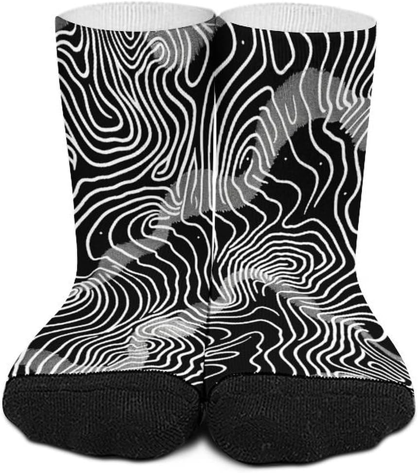 11.8 Inch Ankle Socks With Thin White Lines Socks for Women Men Low Cut Thin Sock Soft Moisture-Wicking Sock for Running Sports