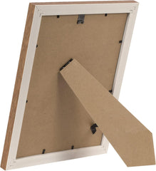 Rustic & Modern Decorative Wall & Tabletop Picture Frame For Home & Office, 8" x 10", Brown